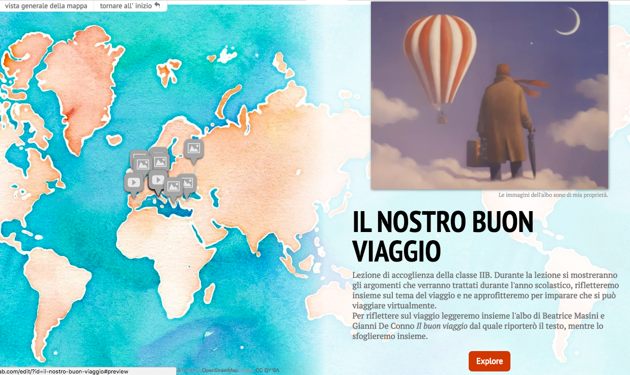 StoryMapJS Il nostro buon viaggio